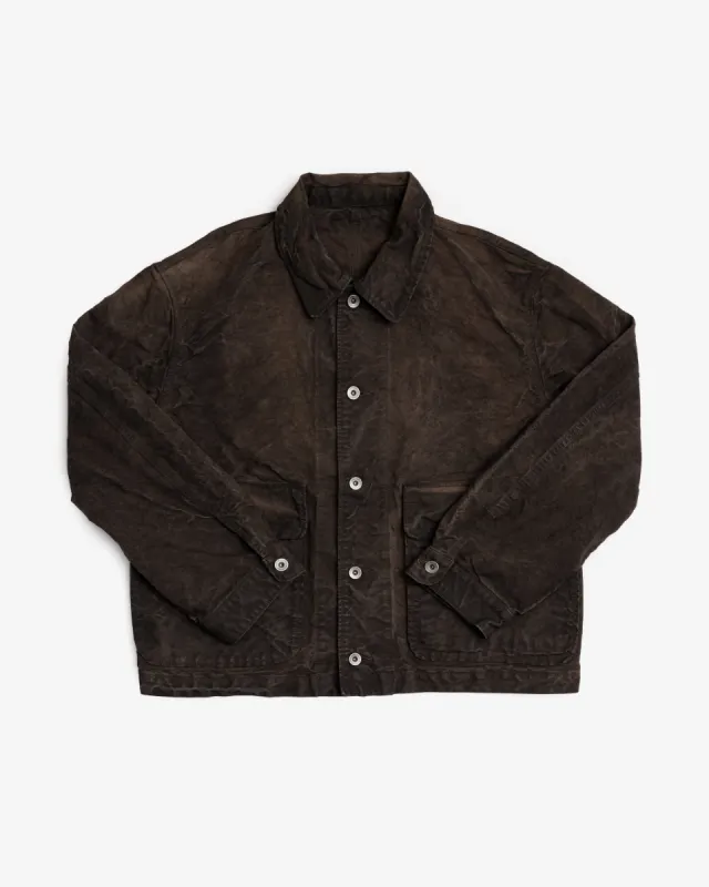 REPLICA JACKET - KAKISHIBU IRON COTTON WASHI DUCK sold by James Coward