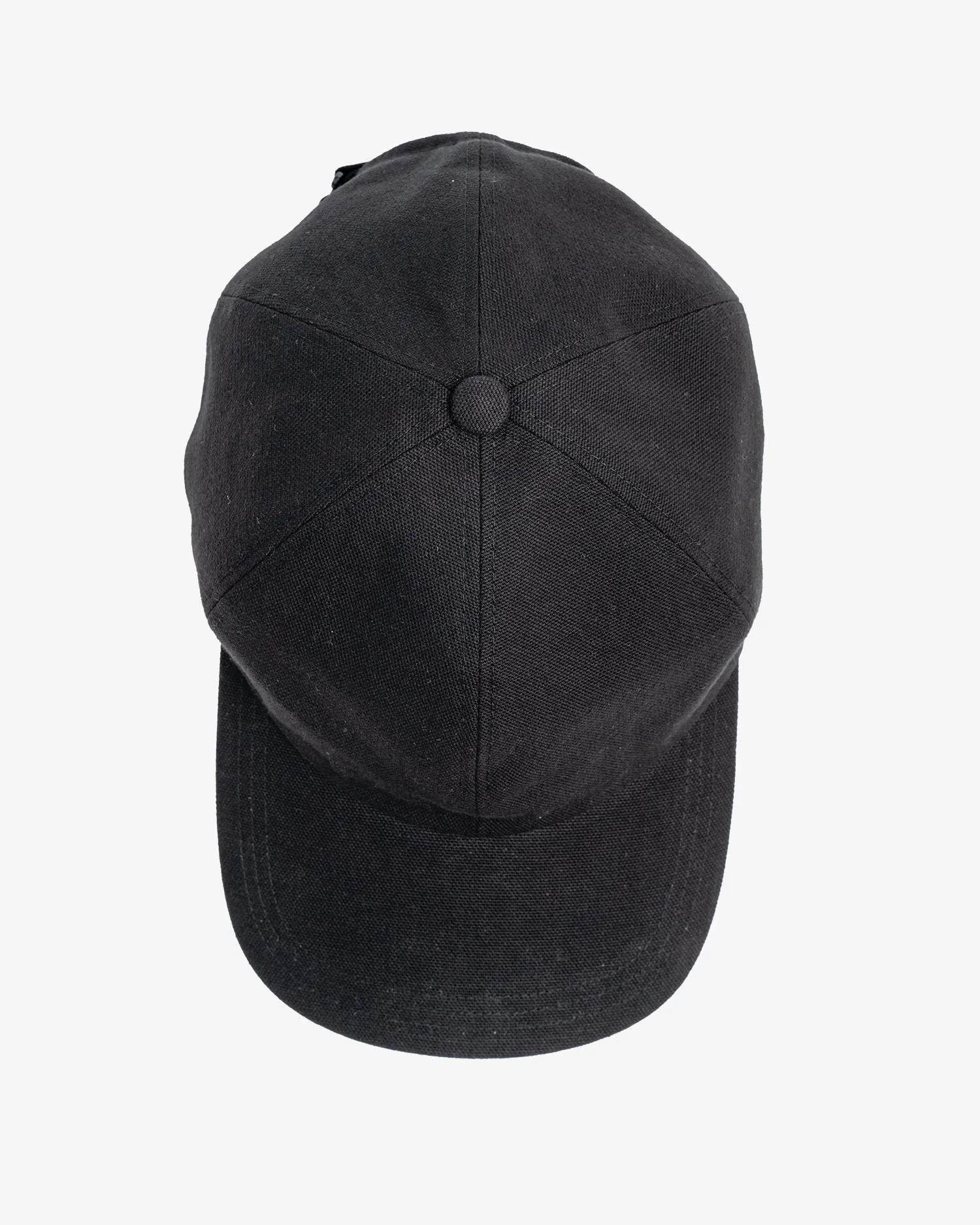 6 PANEL CAP - BLACK COTTON WASHI OXFORD sold by James Coward product image thumbnail 2