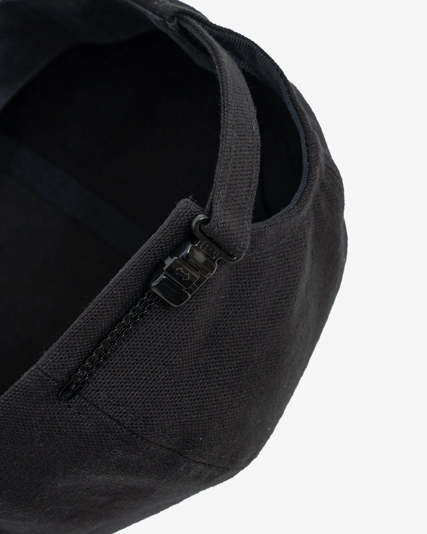 6 PANEL CAP - BLACK COTTON WASHI OXFORD sold by James Coward product image thumbnail 5