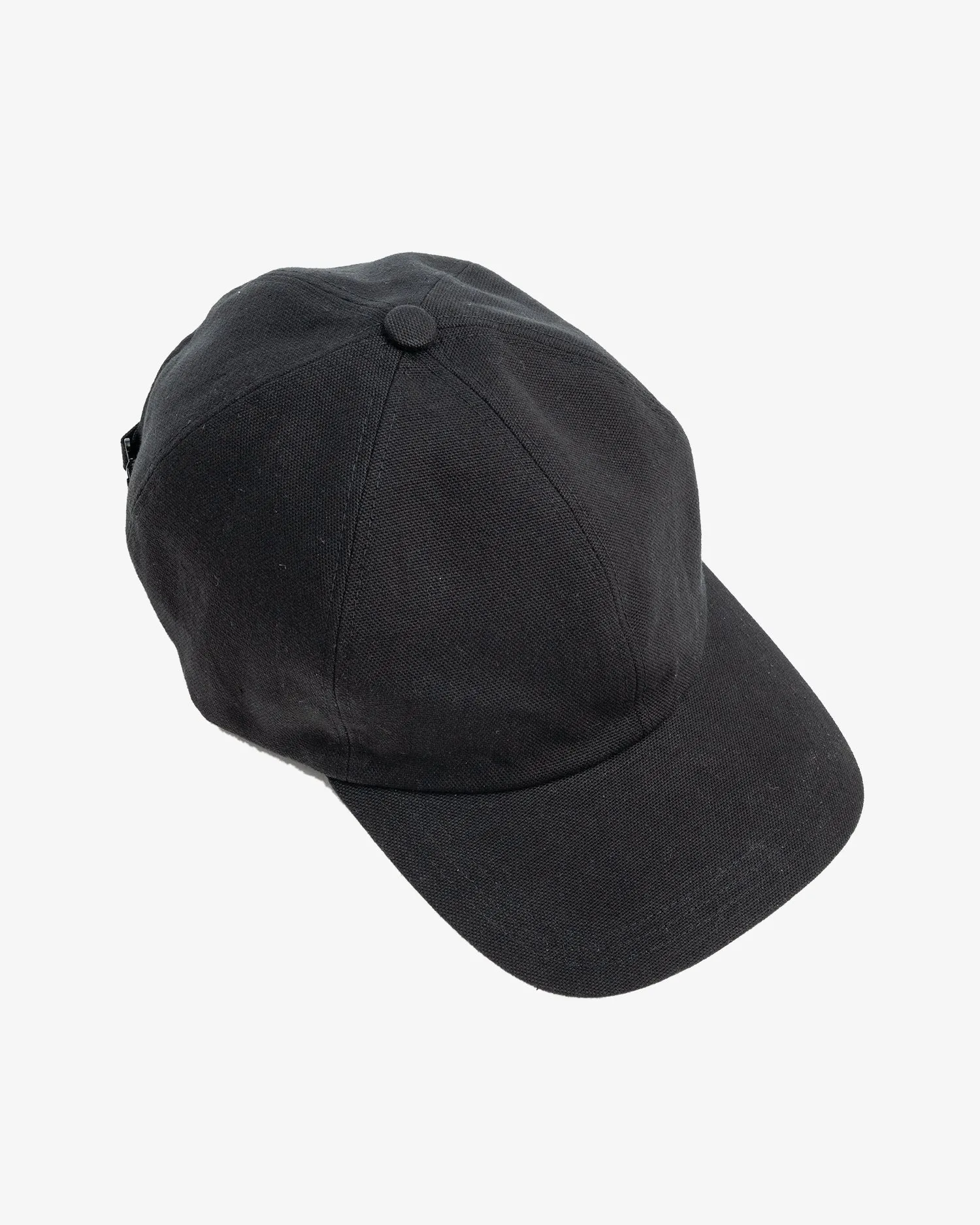 6 PANEL CAP - BLACK COTTON WASHI OXFORD sold by James Coward product image thumbnail 3
