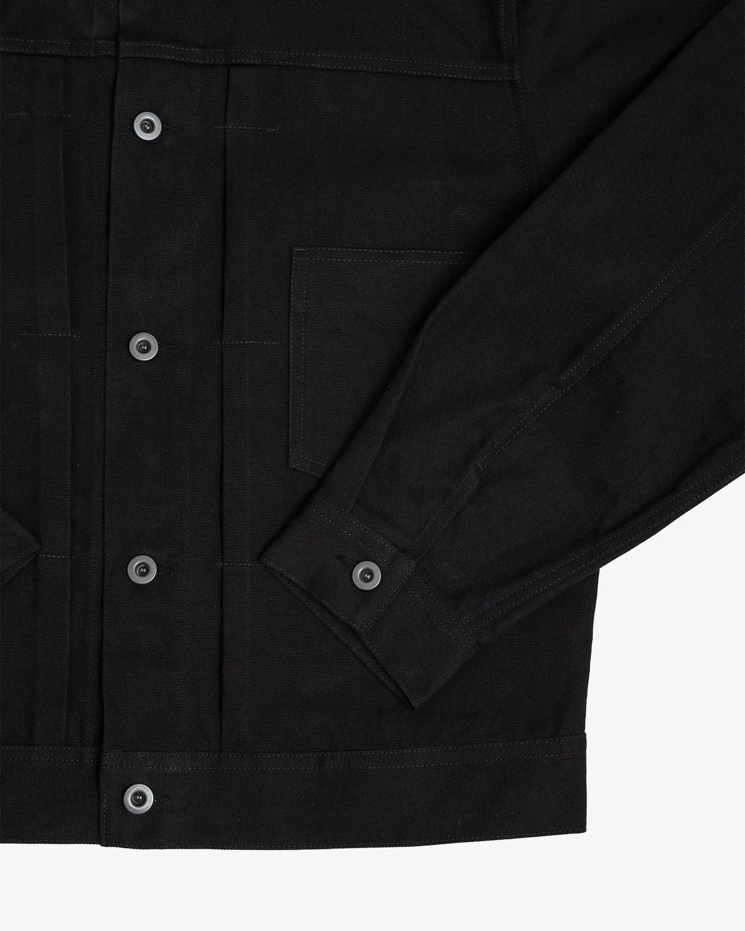 RANGE JACKET - BLACK COTTON WASHI OXFORD CLOTH sold by James Coward product image thumbnail 3
