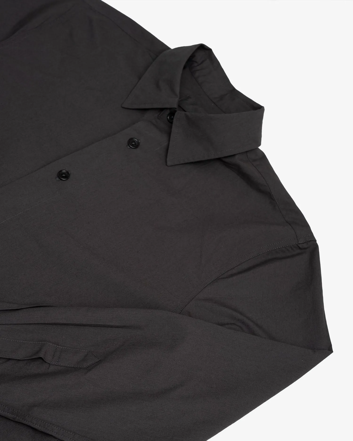 FILTER SHIRT - CHARCOAL COTTON WASHI sold by James Coward product image thumbnail 3