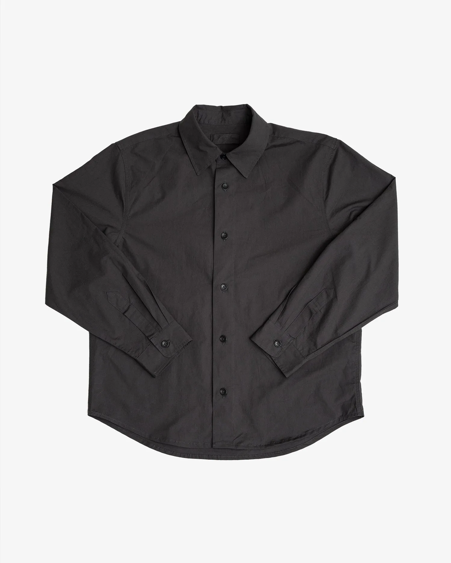FILTER SHIRT - CHARCOAL COTTON WASHI sold by James Coward