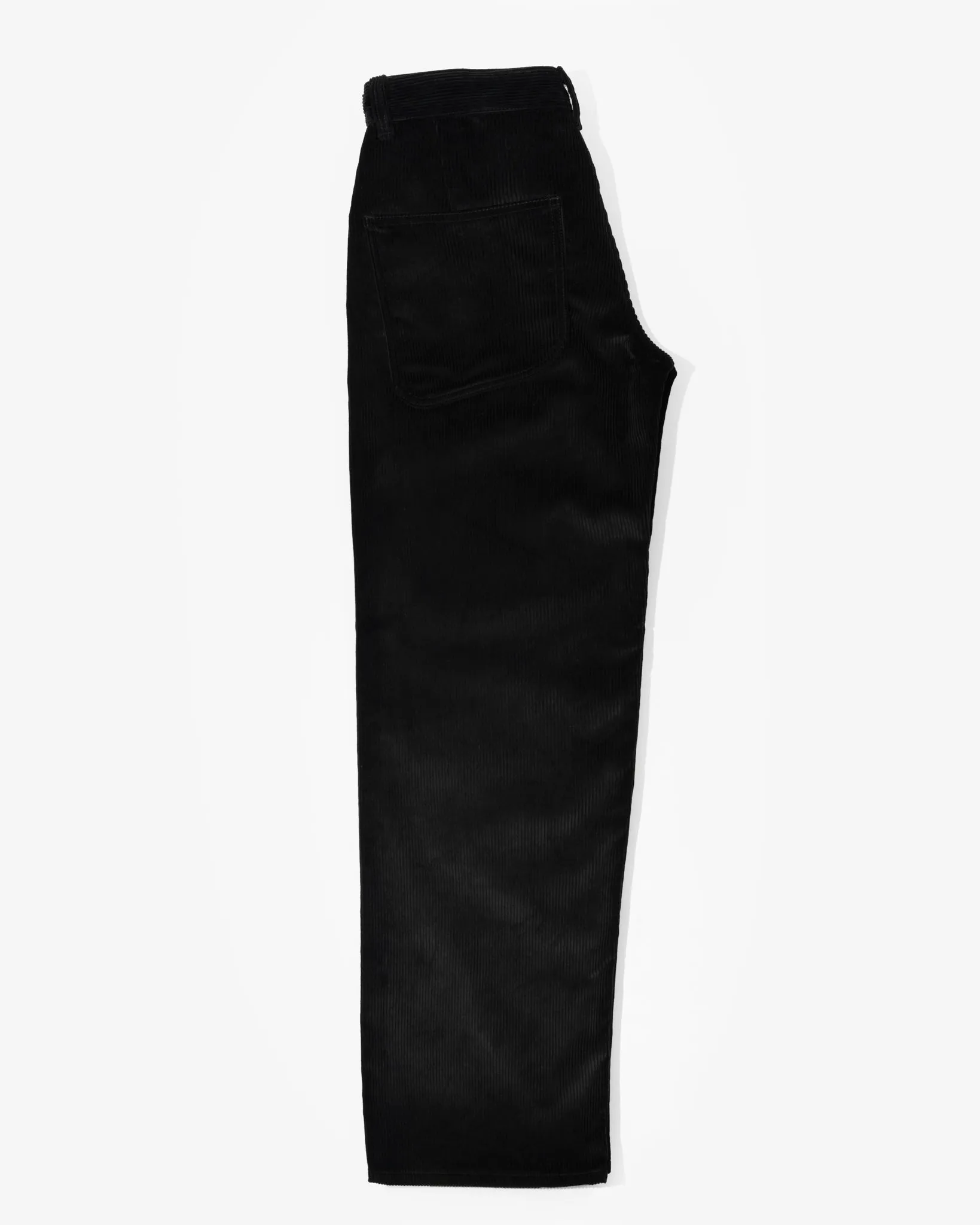 WIDE TROUSER - BLACK ITALIAN 8 WALE CORDUROY sold by James Coward product image thumbnail 4