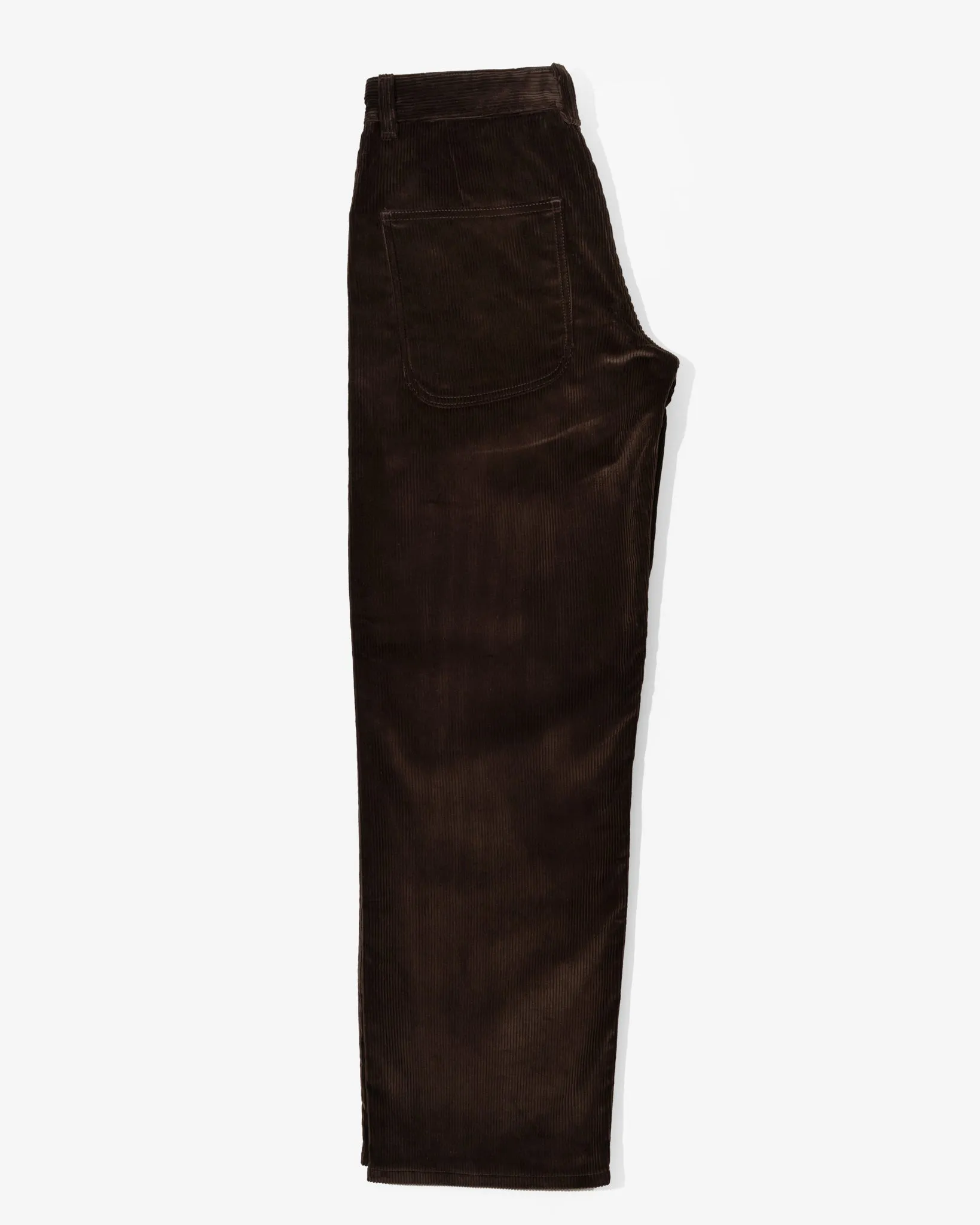 WIDE TROUSER - DARK BROWN ITALIAN 8 WALE CORDUROY sold by James Coward product image thumbnail 4