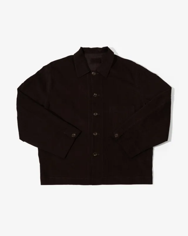 TRANSPORT SHIRT - DARK BROWN RIPPLE CORDUROY sold by James Coward
