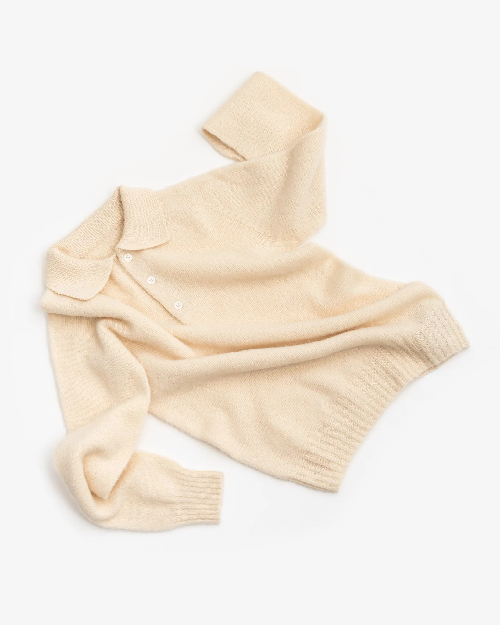 SHETLAND POLO - CREAM sold by James Coward product image thumbnail 4