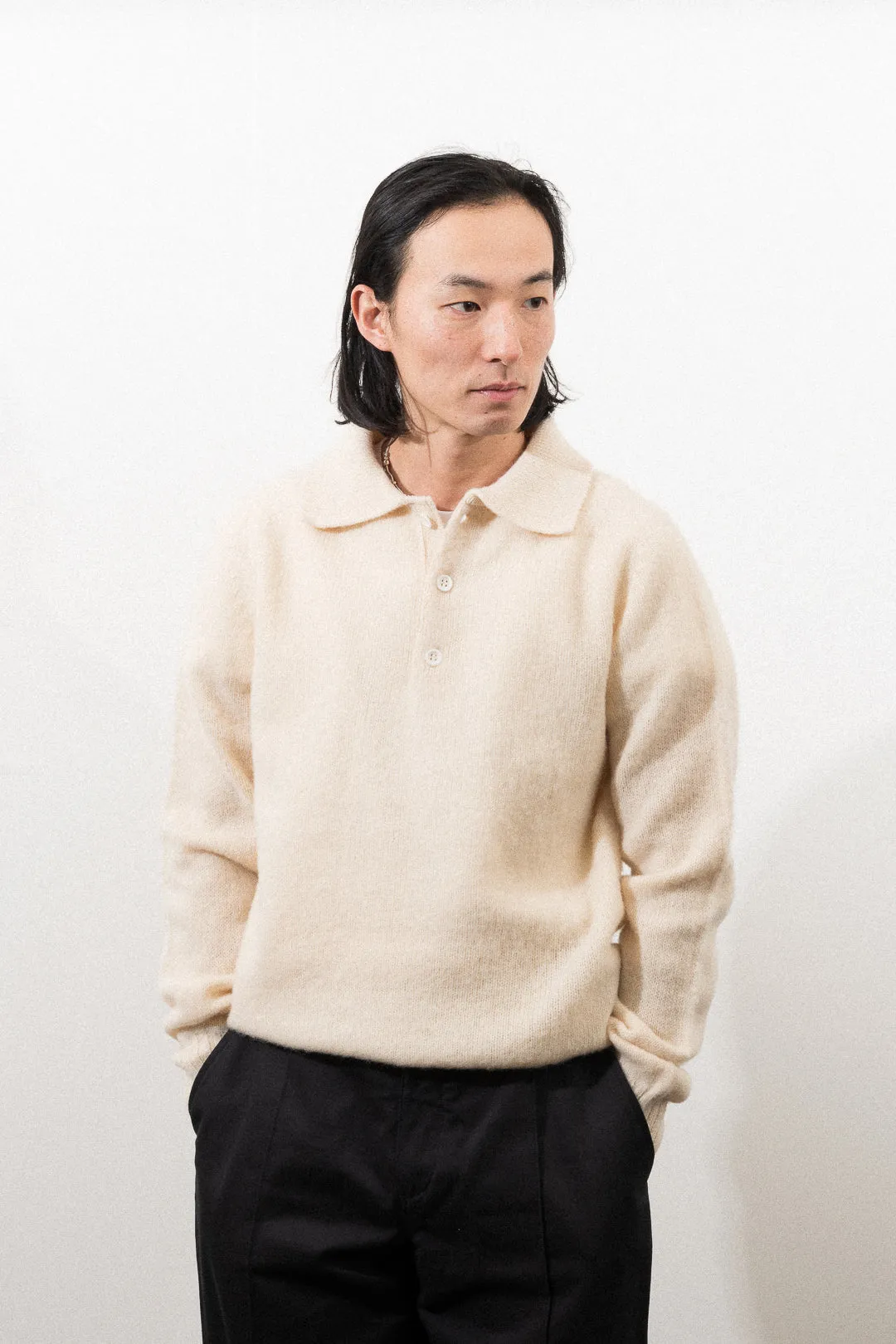 SHETLAND POLO - CREAM sold by James Coward product image thumbnail 2