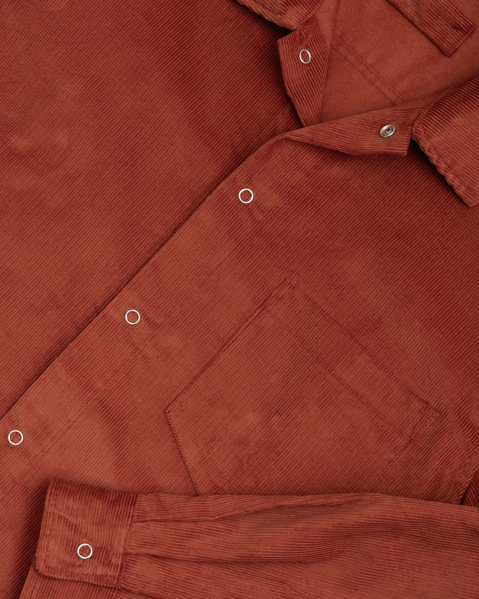 WORKSHOP SHIRT - RUST COTTON CORDUROY sold by James Coward product image thumbnail 3