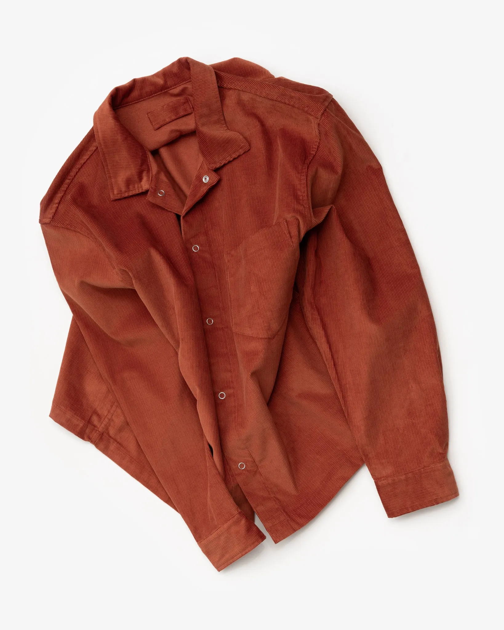 WORKSHOP SHIRT - RUST COTTON CORDUROY sold by James Coward product image thumbnail 5