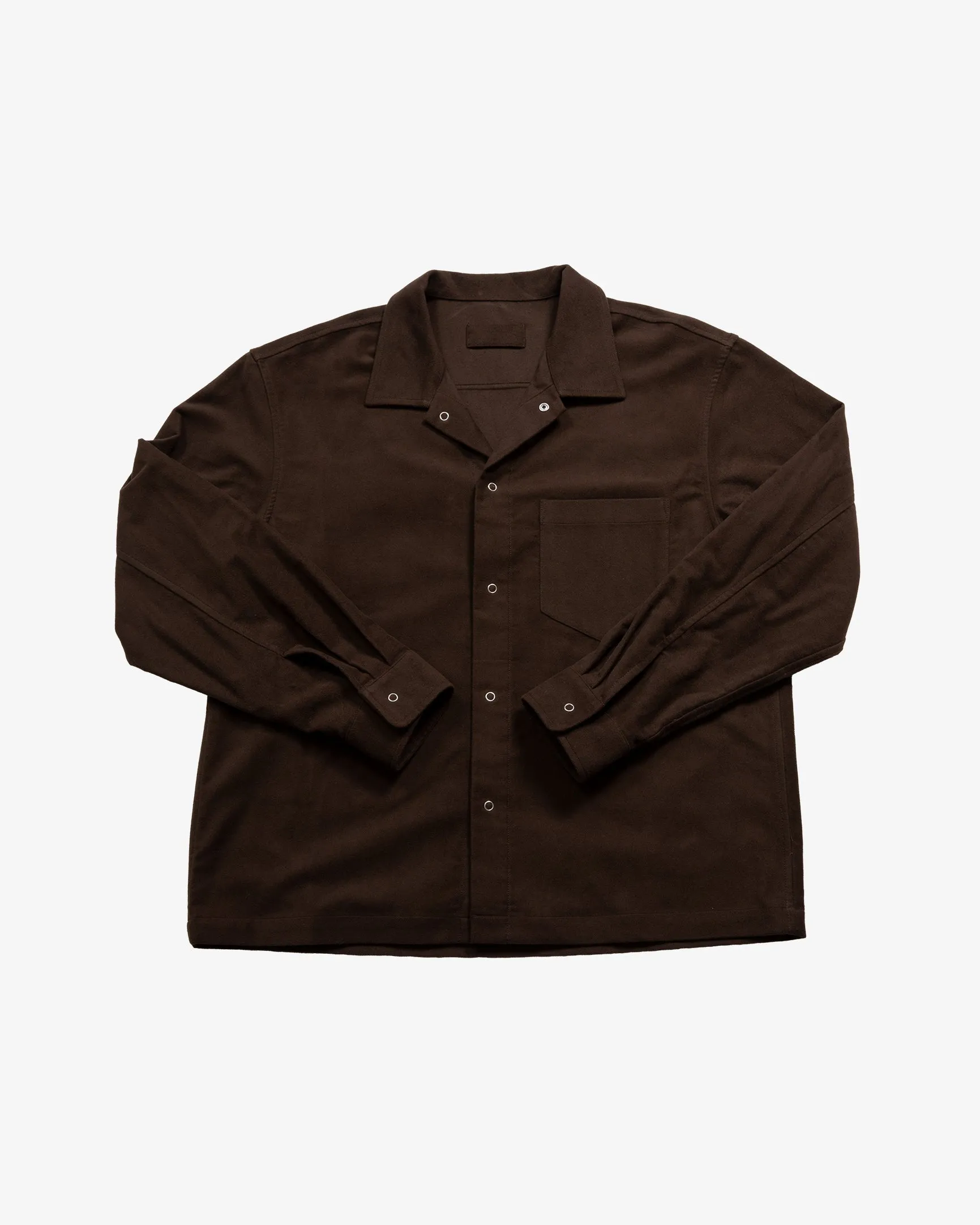 WORKSHOP SHIRT - MUD MOLESKIN sold by James Coward