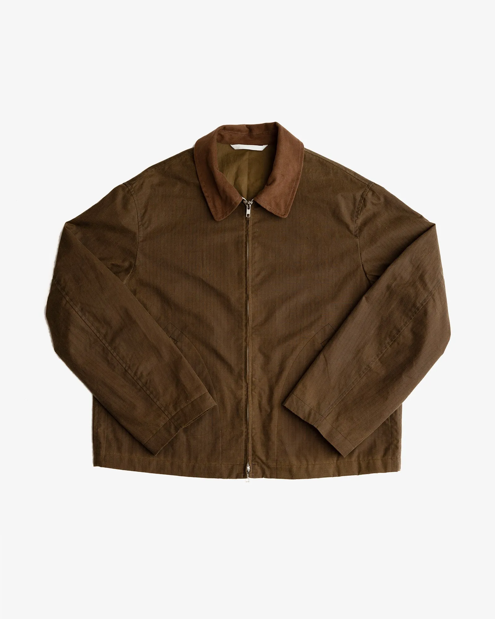 SITE JACKET - COYOTE WAXED ORGANIC COTTON RIPSTOP sold by James Coward