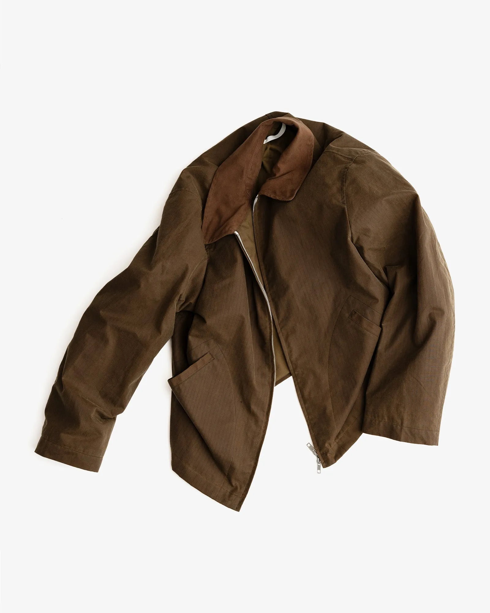 SITE JACKET - COYOTE WAXED ORGANIC COTTON RIPSTOP sold by James Coward product image thumbnail 4