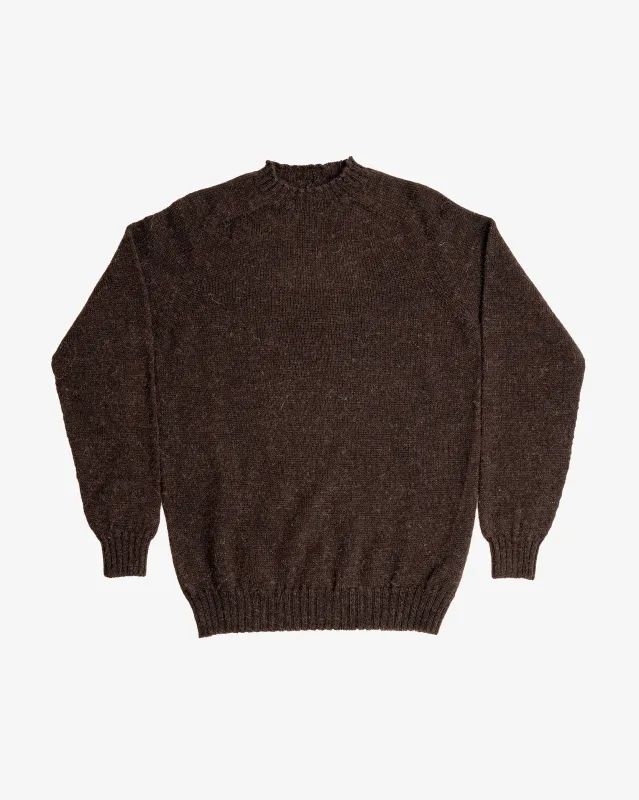 BRAE SWEATER - BLACK WELSH sold by James Coward
