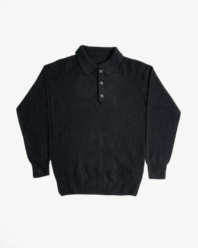 HARROW SWEATER - BLACK sold by James Coward