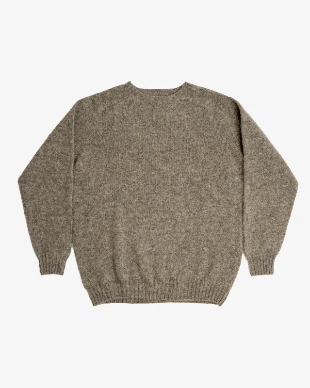 FITZROY SWEATER - DOUBLE BRUSHED BEECH sold by James Coward