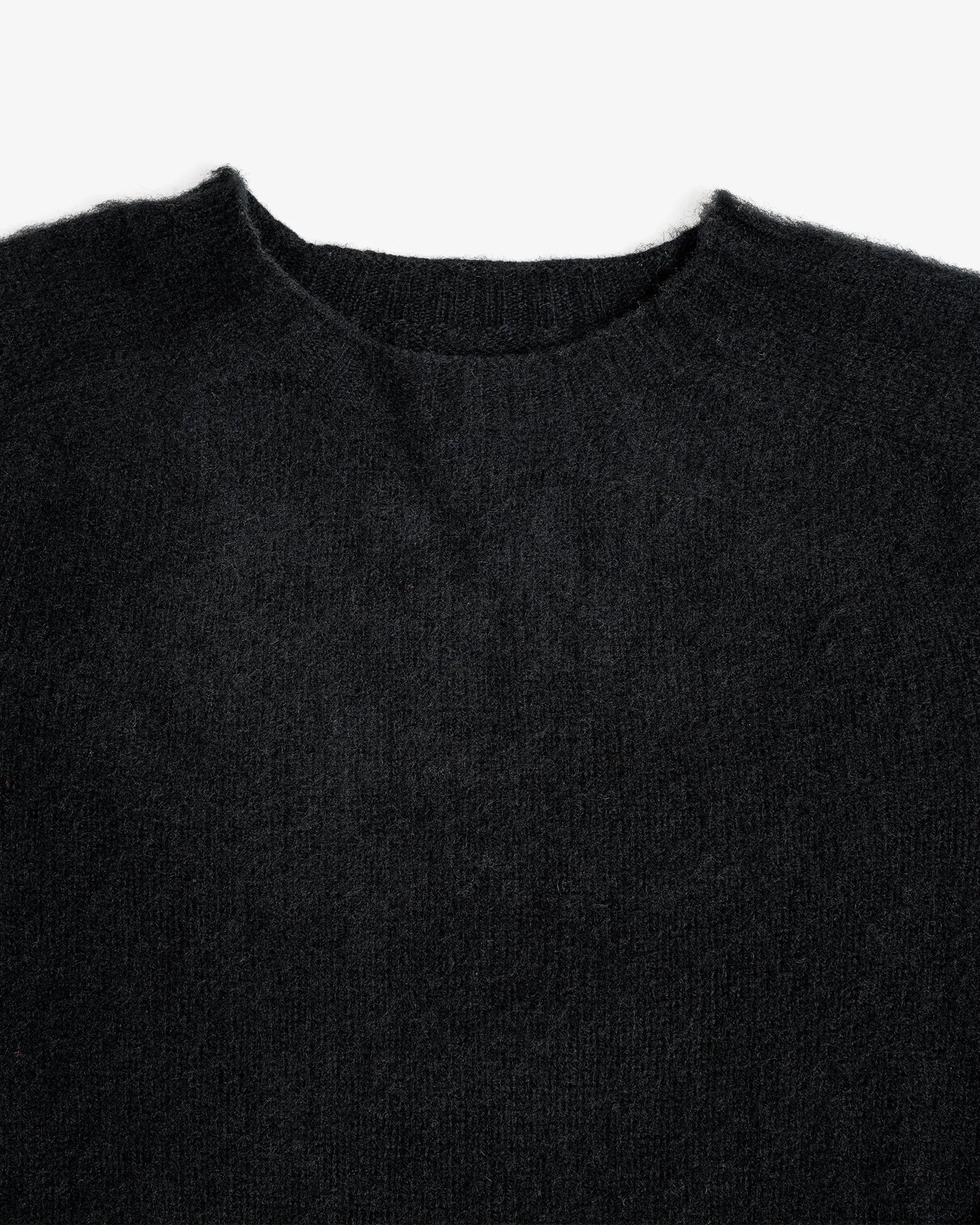 FITZROY SWEATER - DOUBLE BRUSHED BLACK sold by James Coward product image thumbnail 3