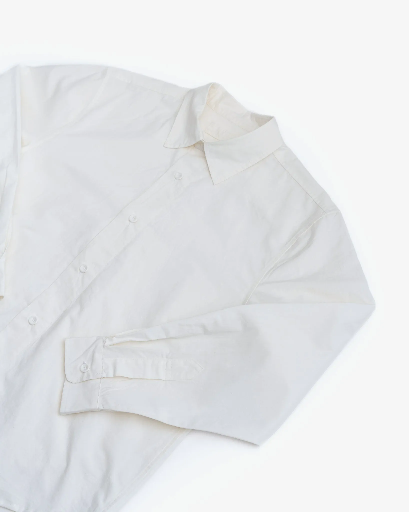 FILTER SHIRT - WHITE COTTON/WASHI TYPEWRITER sold by James Coward product image thumbnail 2