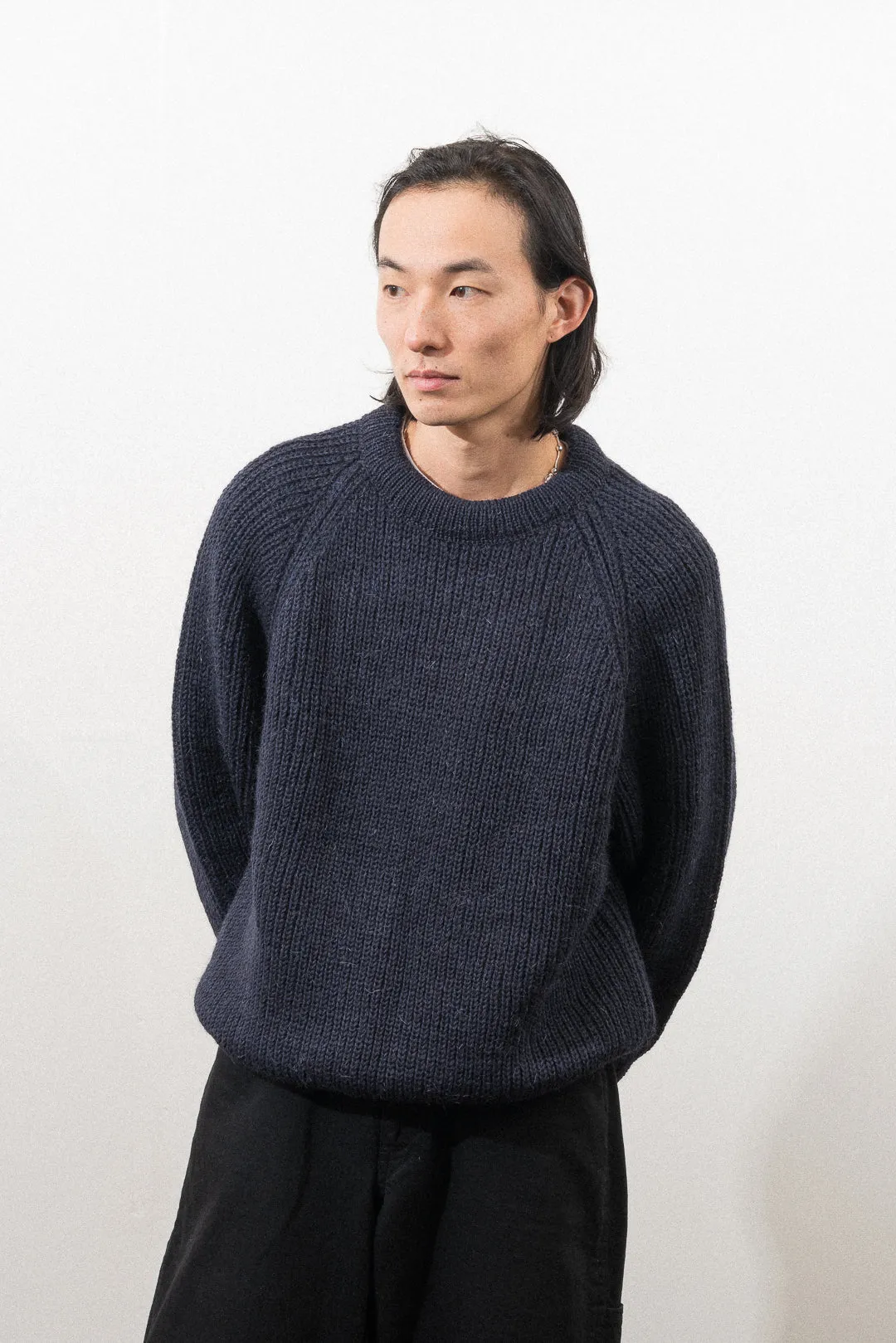 FINISTERRE SWEATER - NAVY sold by James Coward product image thumbnail 2