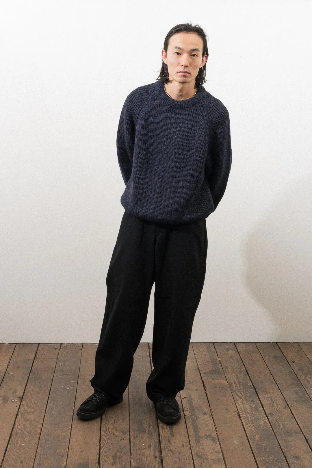 FINISTERRE SWEATER - NAVY sold by James Coward product image thumbnail 4