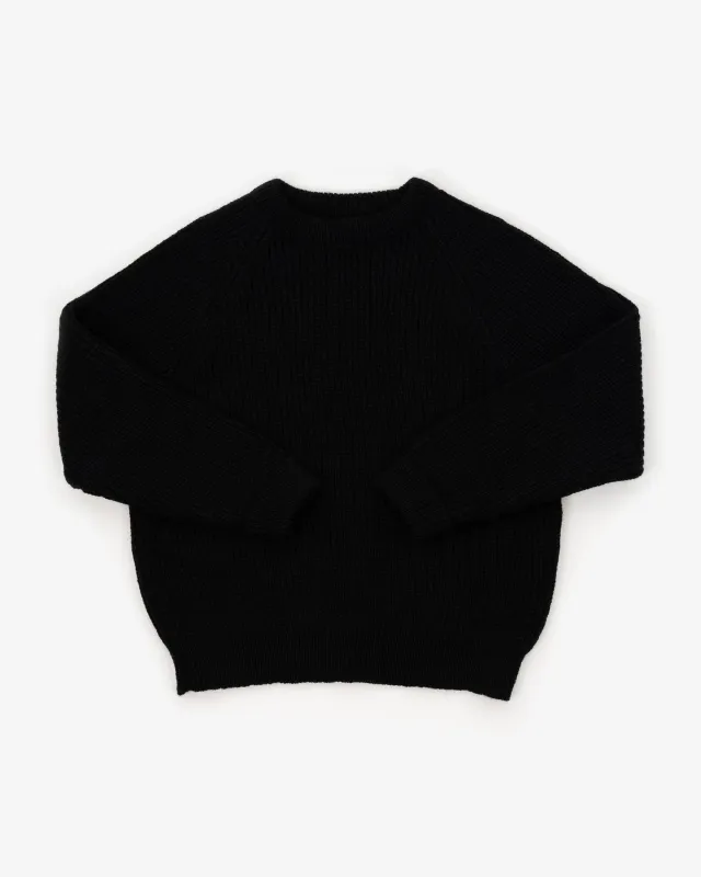 FINISTERRE SWEATER - BLACK sold by James Coward