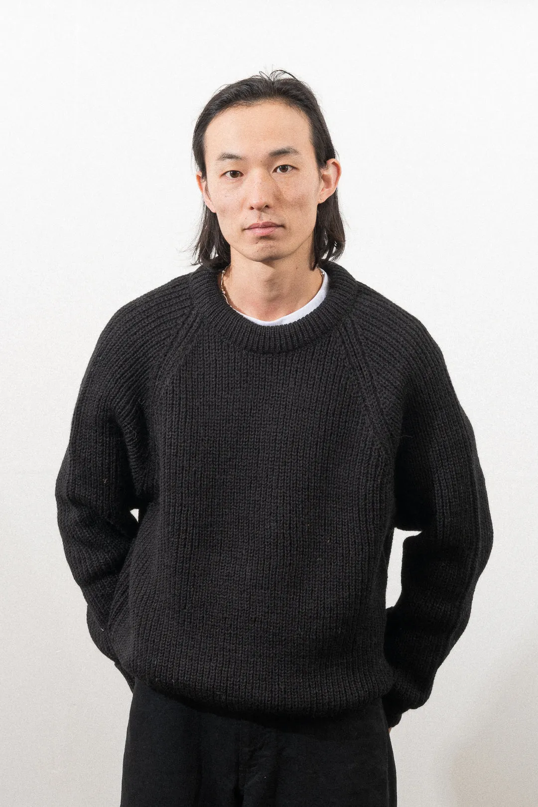 FINISTERRE SWEATER - BLACK sold by James Coward product image thumbnail 2