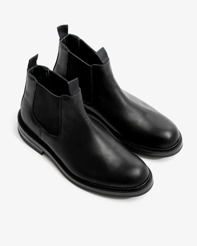 DEALER BOOT - BLACK PAMPUS LEATHER sold by James Coward