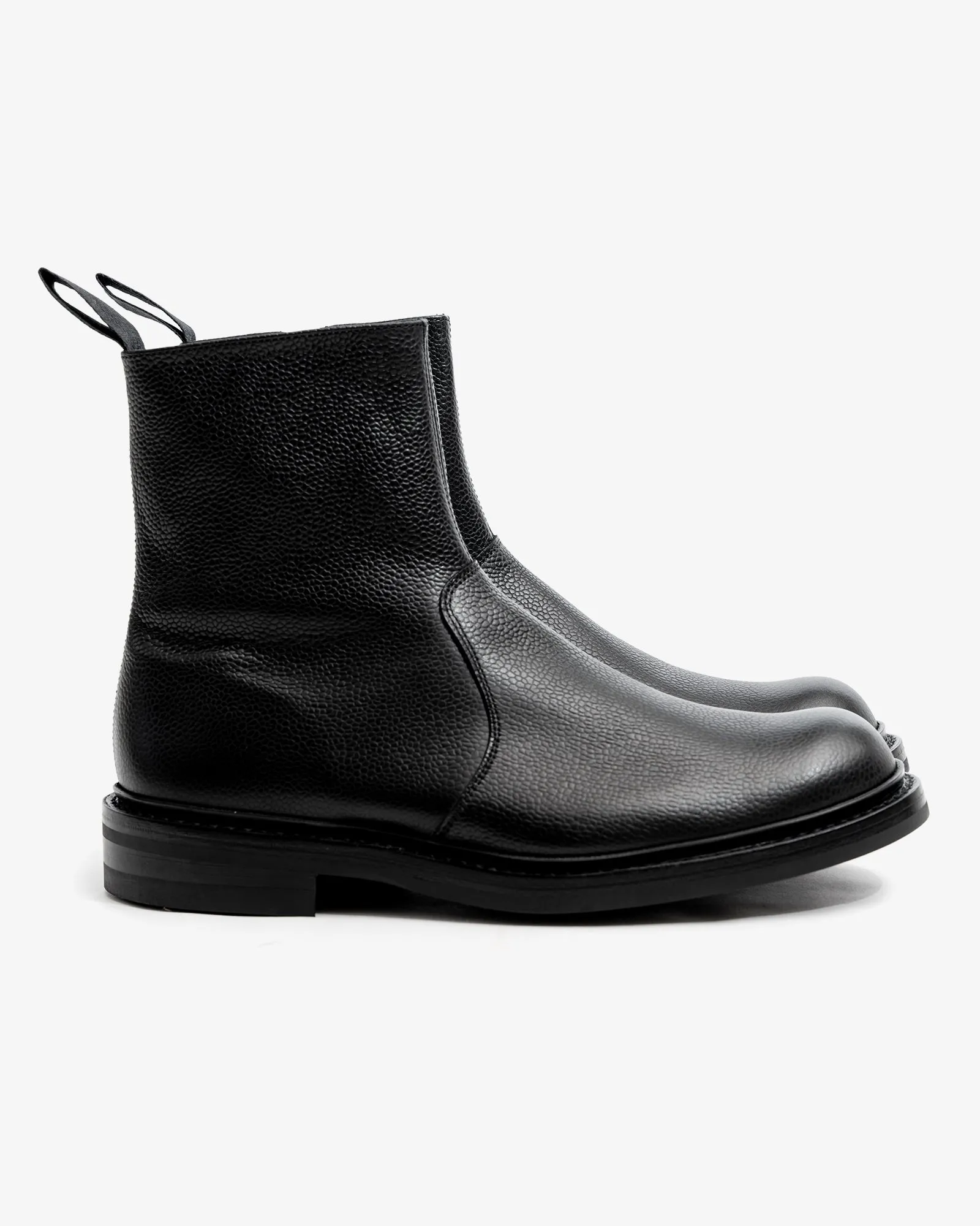 SPADE BOOT - BLACK SCOTCH GRAIN LEATHER sold by James Coward product image thumbnail 2