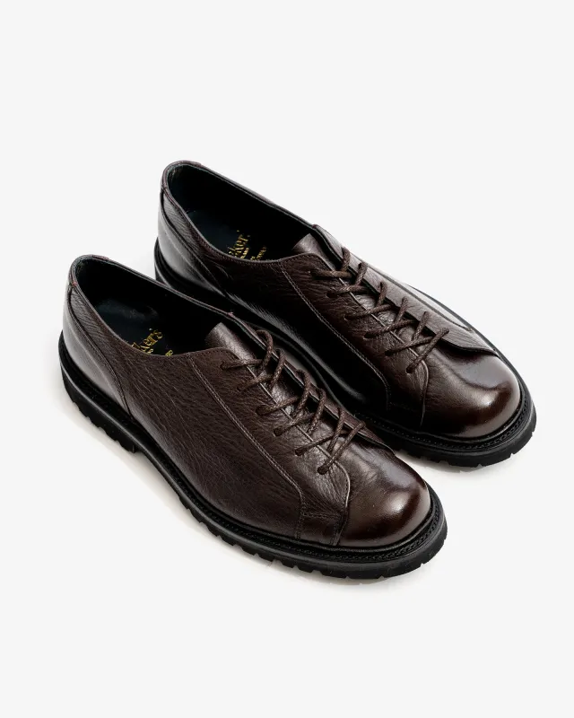 MONKEY SHOE - DARK BROWN DEERSKIN sold by James Coward