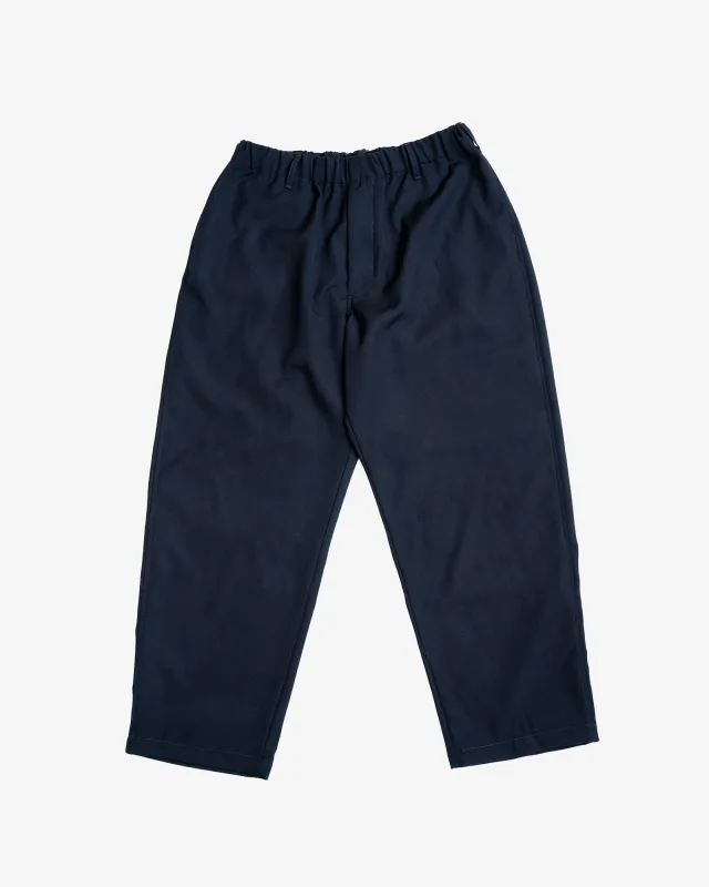 CARRY ON PANT - DARK NAVY WOOL GABARDINE sold by James Coward