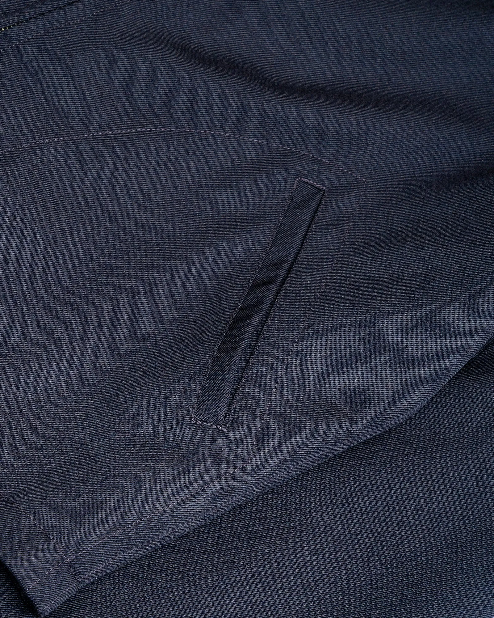 SITE JACKET - DARK NAVY HEAVYWEIGHT WOOL GABARDINE sold by James Coward product image thumbnail 4