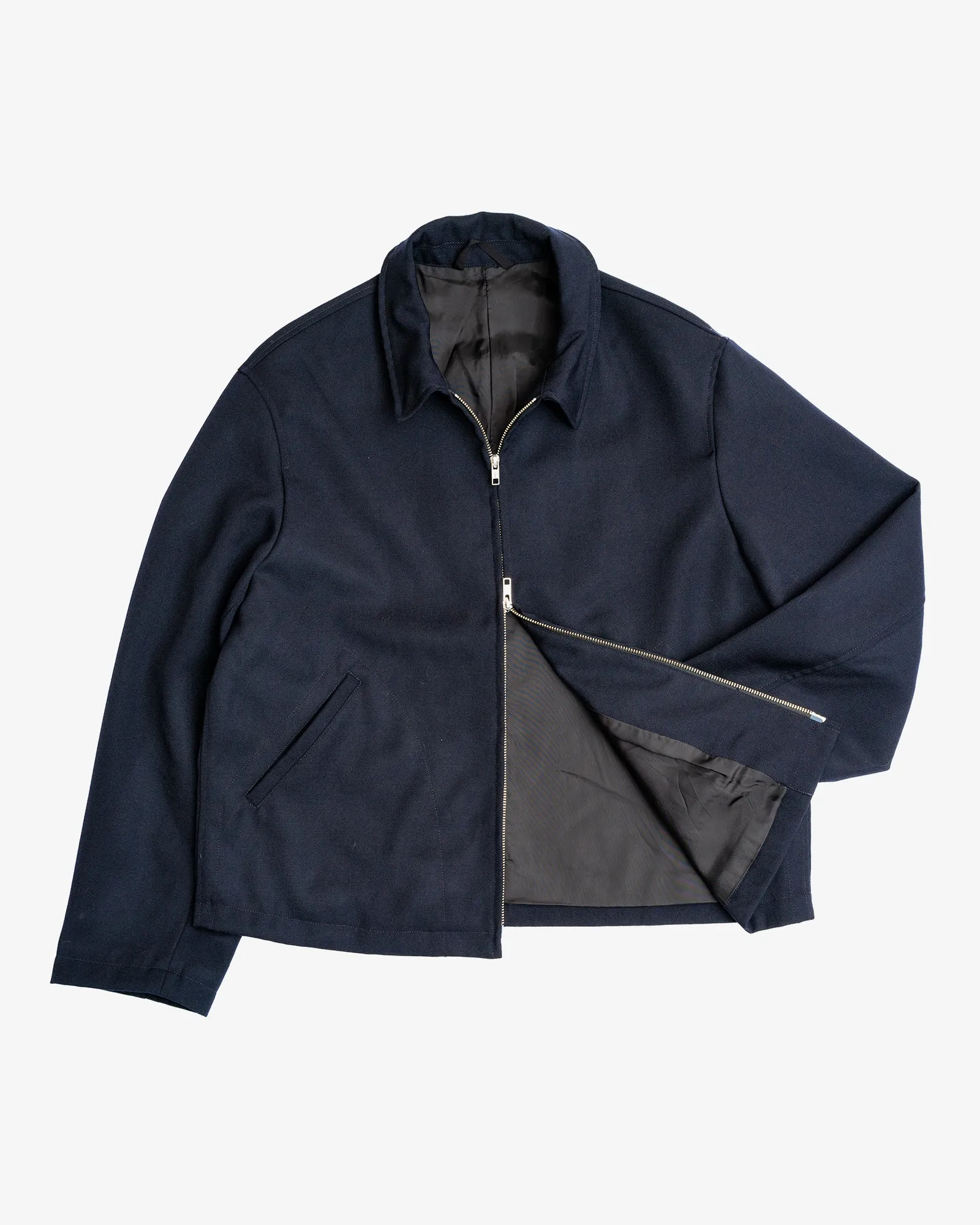 SITE JACKET - DARK NAVY HEAVYWEIGHT WOOL GABARDINE sold by James Coward product image thumbnail 2