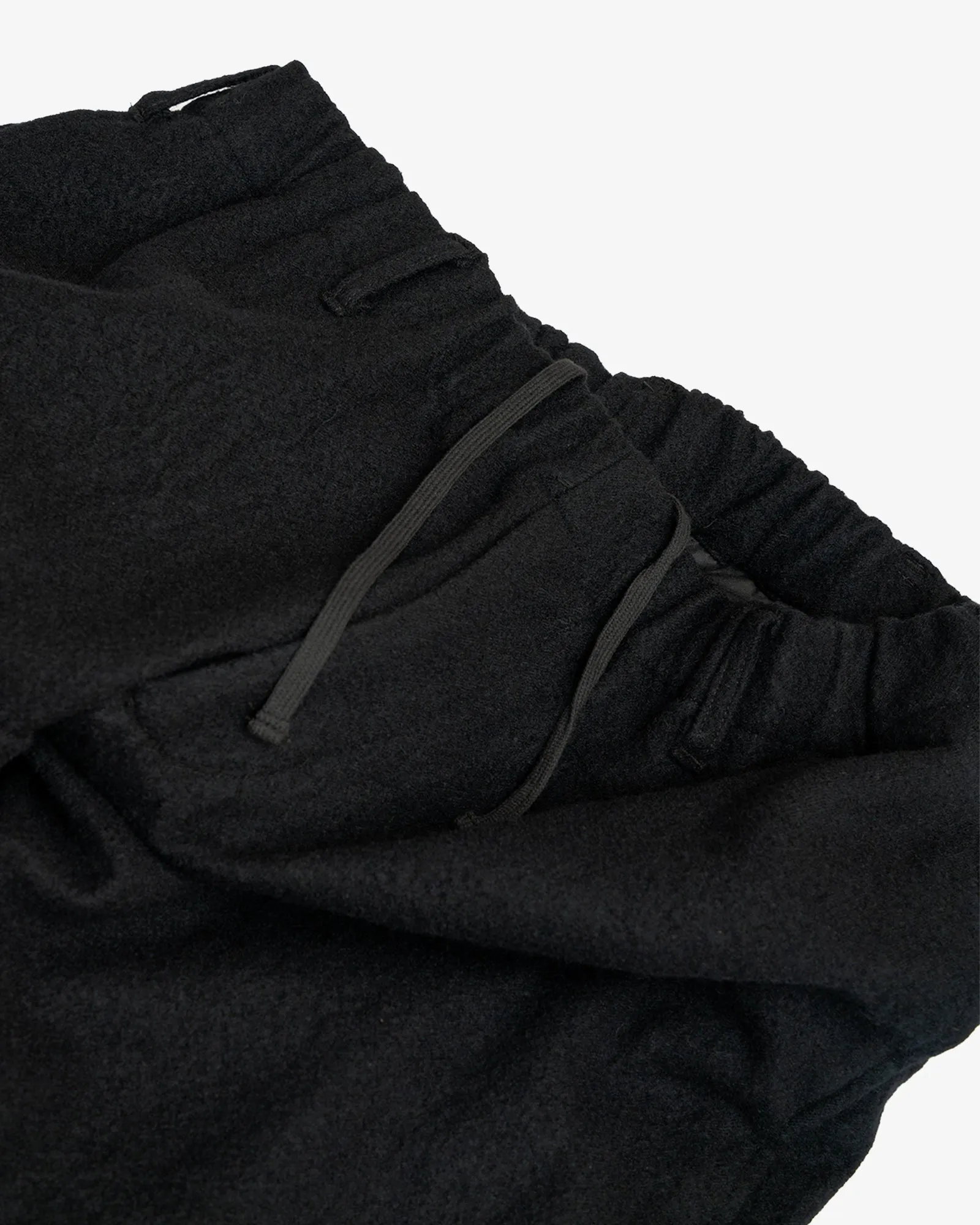 CARRY ON PANT - PIECE DYED BLACK WOOL FLANNEL sold by James Coward product image thumbnail 5