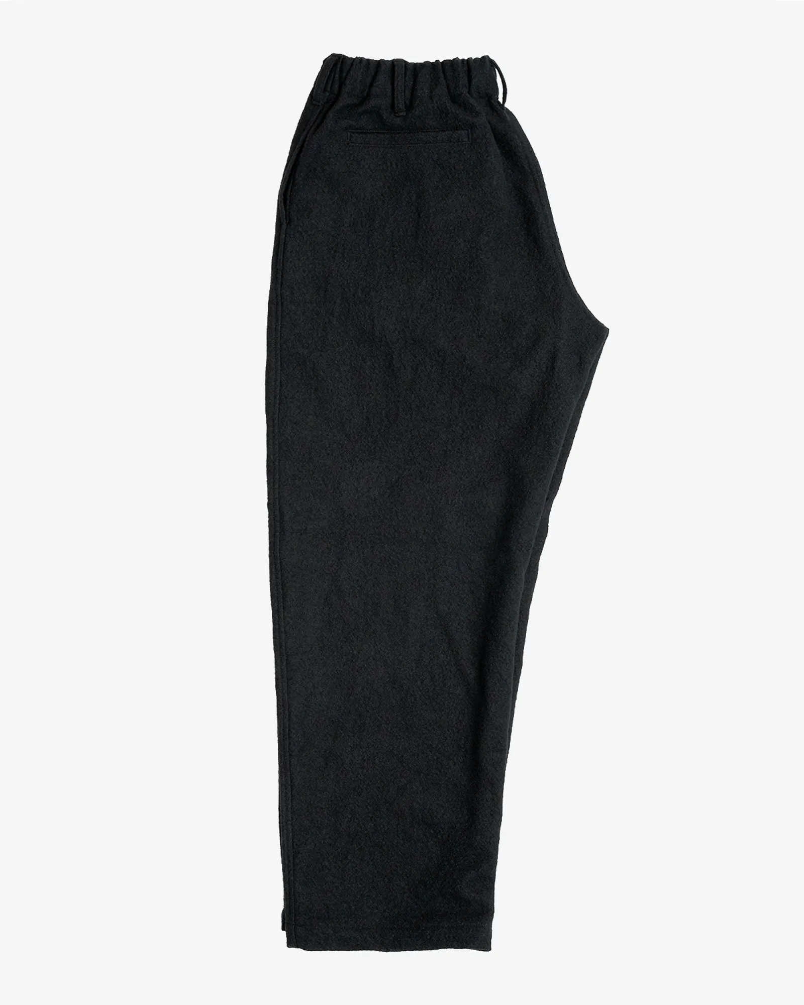 CARRY ON PANT - PIECE DYED BLACK WOOL FLANNEL sold by James Coward product image thumbnail 3