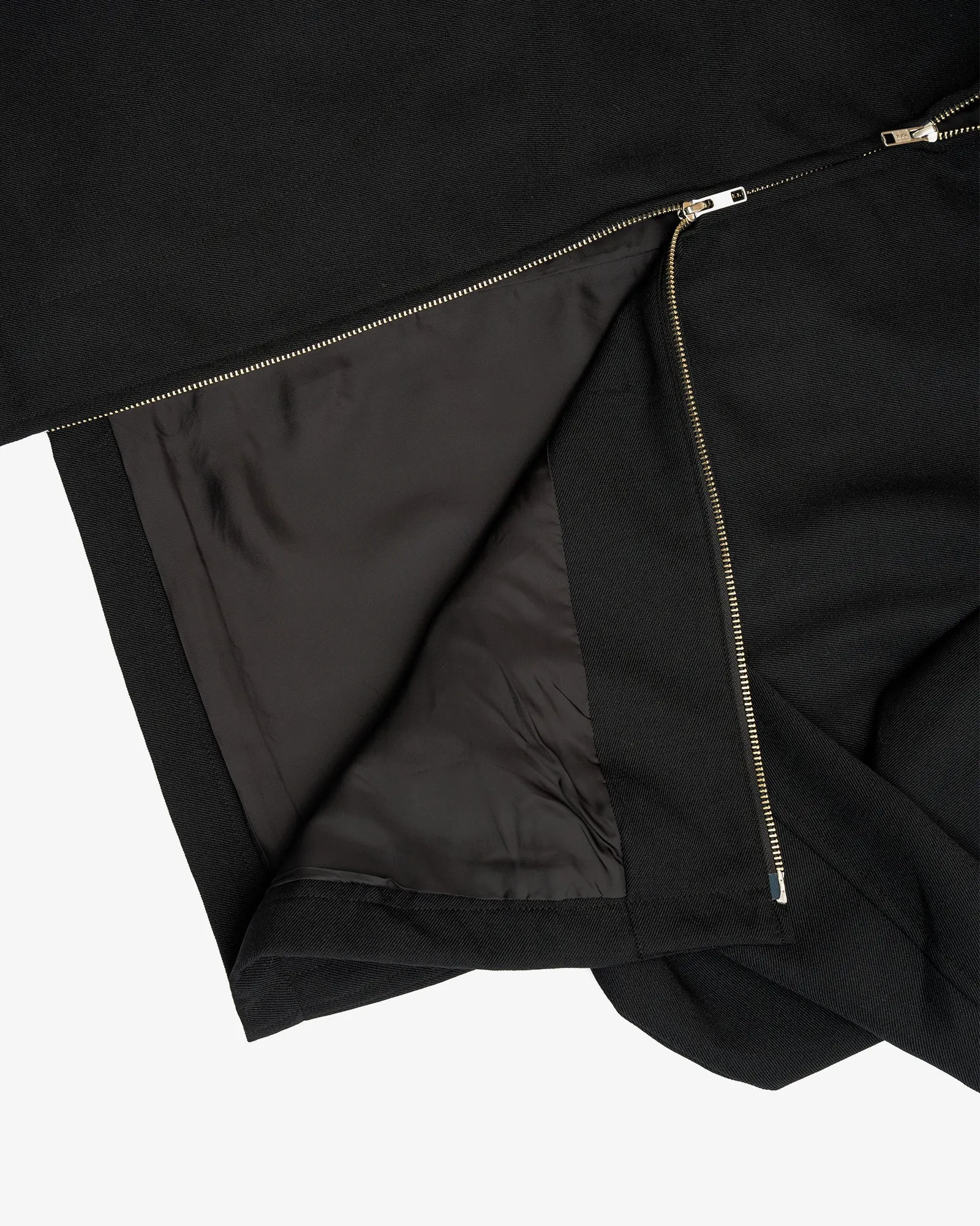 SITE JACKET - BLACK HEAVYWEIGHT WOOL GABARDINE sold by James Coward product image thumbnail 5