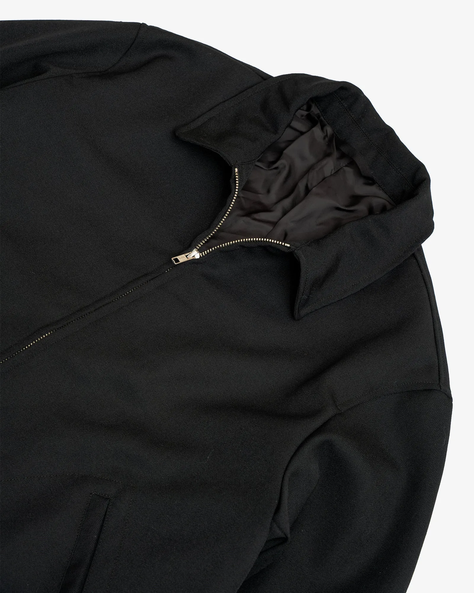 SITE JACKET - BLACK HEAVYWEIGHT WOOL GABARDINE sold by James Coward product image thumbnail 3