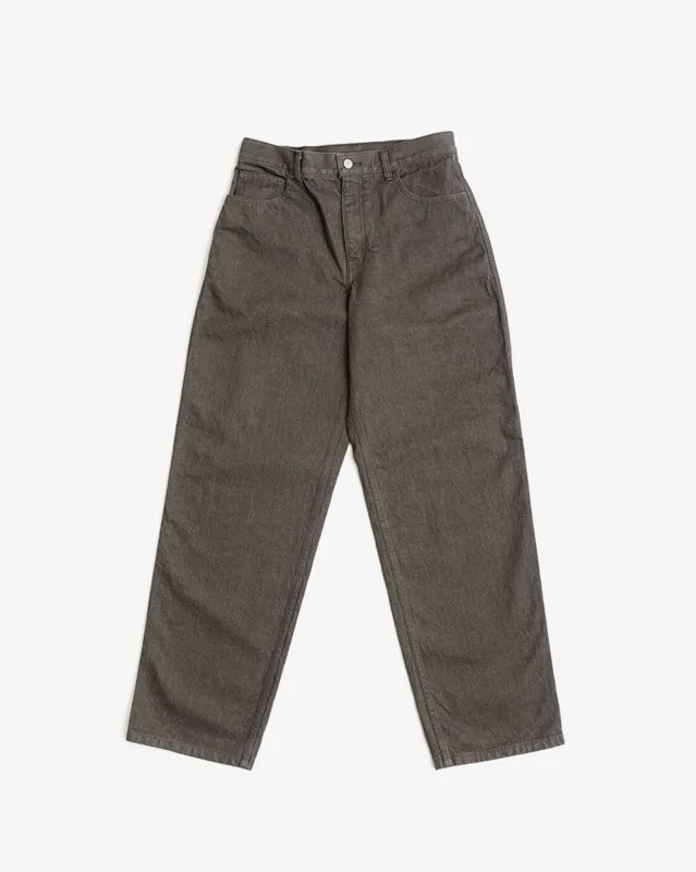 5PKT JEAN - BROWN ROPE DYED 13.5 OZ DENIM sold by James Coward