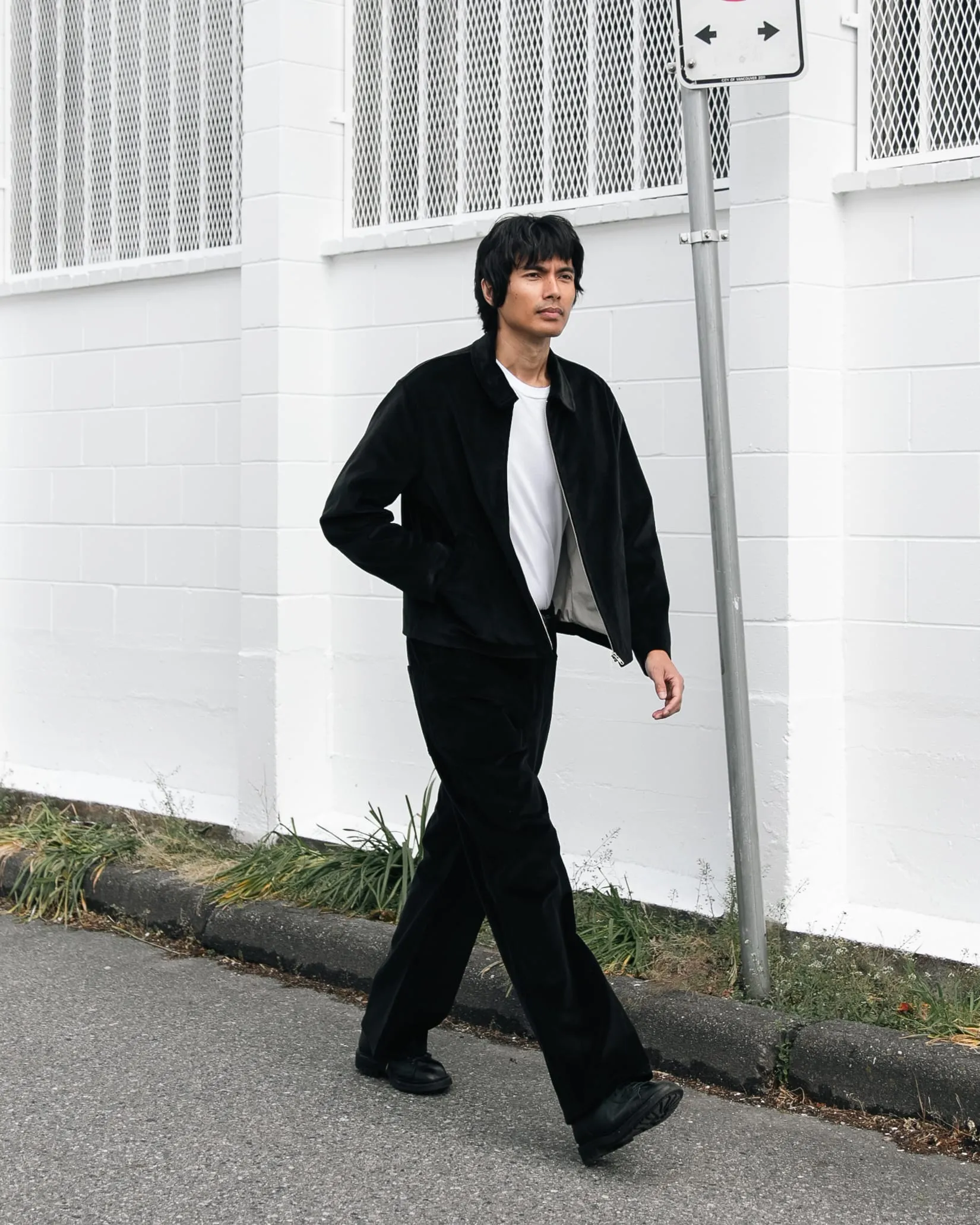 SITE JACKET - BLACK ITALIAN 10 WALE CORDUROY sold by James Coward product image thumbnail 2