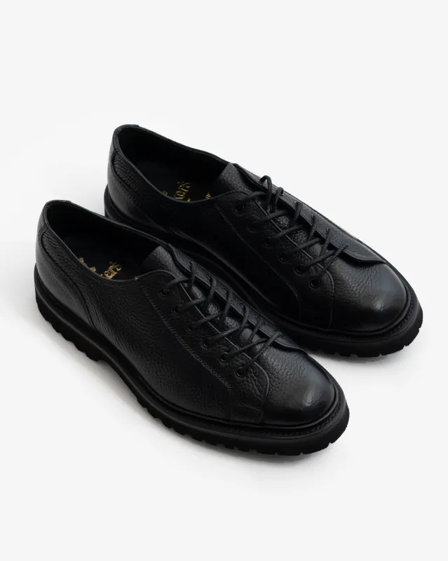 MONKEY SHOE - BLACK MUFLONE made by James Coward