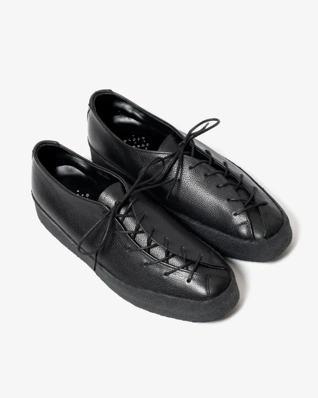 BANANA SHOE - BLACK GRAIN LEATHER made by James Coward