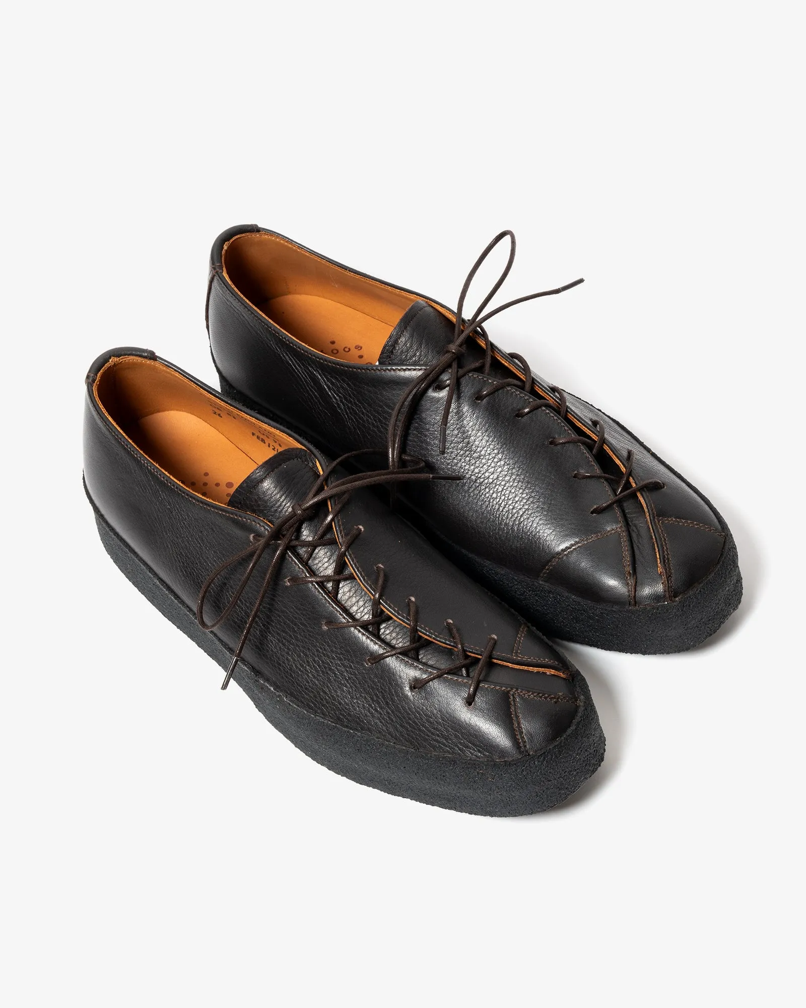 BANANA SHOE - DARK BROWN GRAIN LEATHER sold by James Coward
