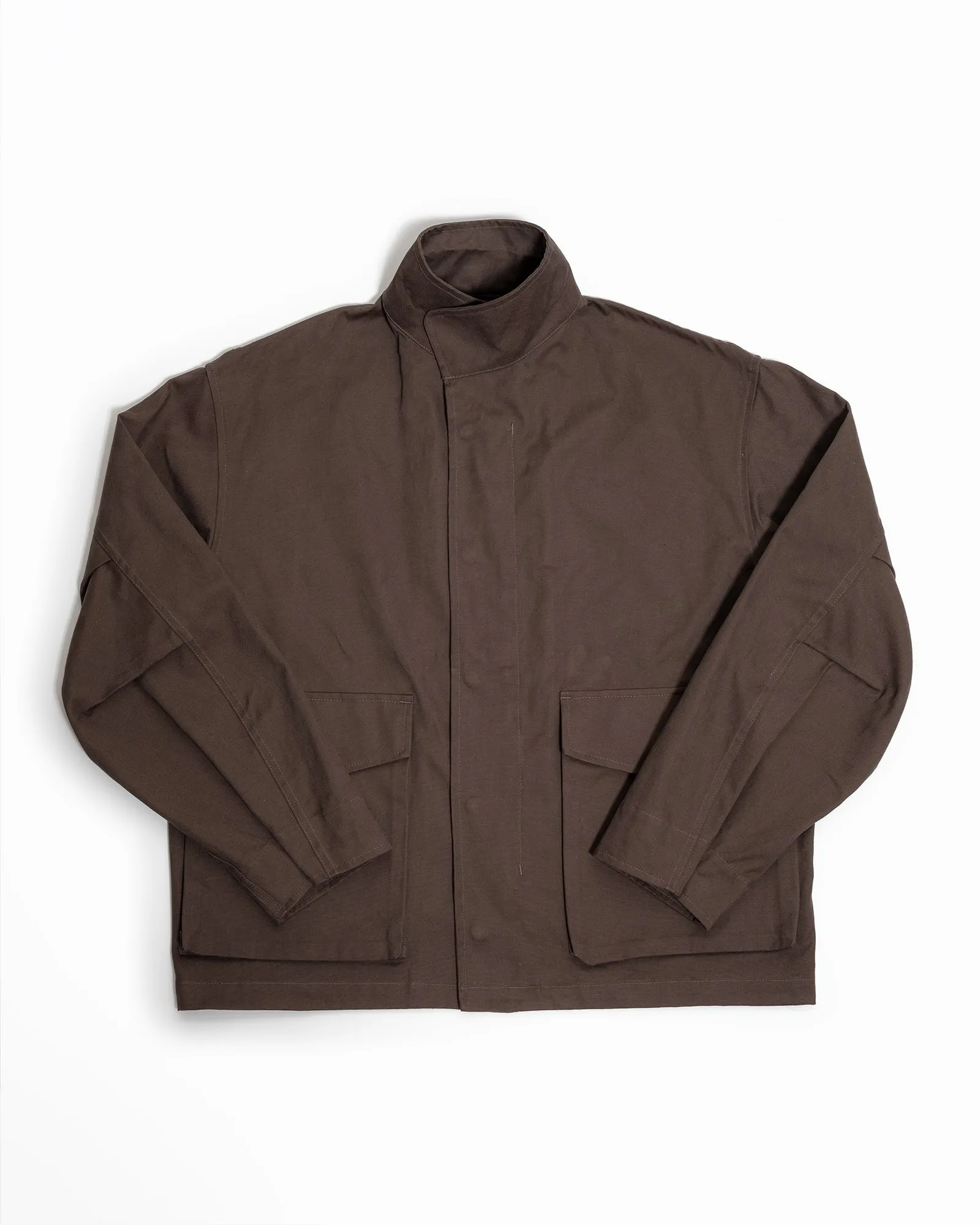 SIX JACKET - BROWN COTTON CANVAS sold by James Coward product image thumbnail 2