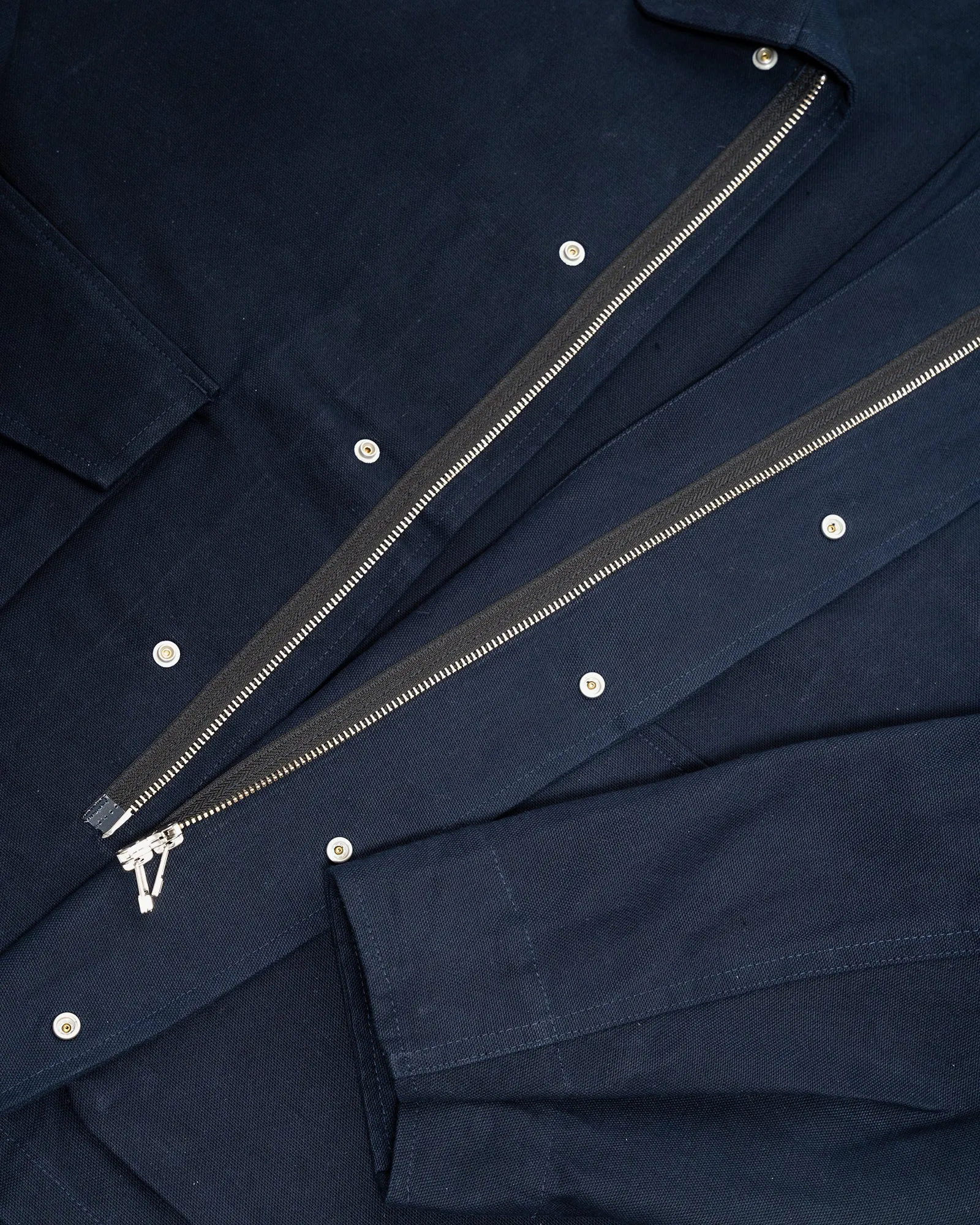 SIX JACKET - NAVY WAXED COTTON/WASHI OXFORD CLOTH sold by James Coward product image thumbnail 4
