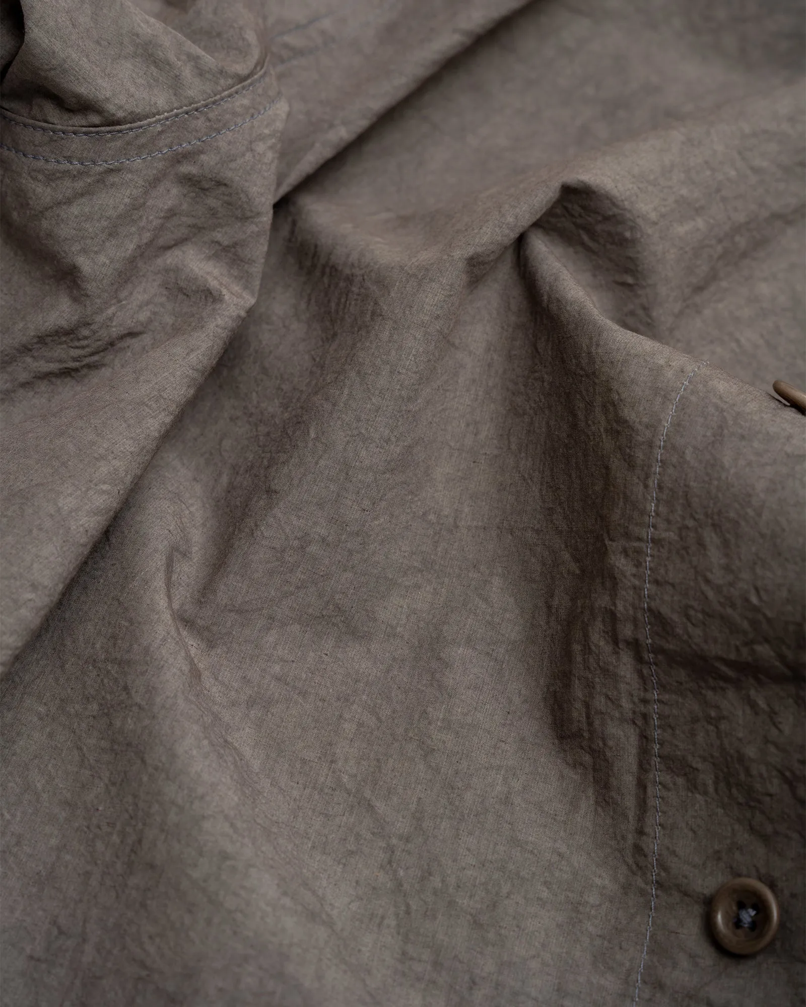 SHORT SLEEVE SHIRT - GREY SUN DRIED TYPEWRITER CLOTH sold by James Coward product image thumbnail 3