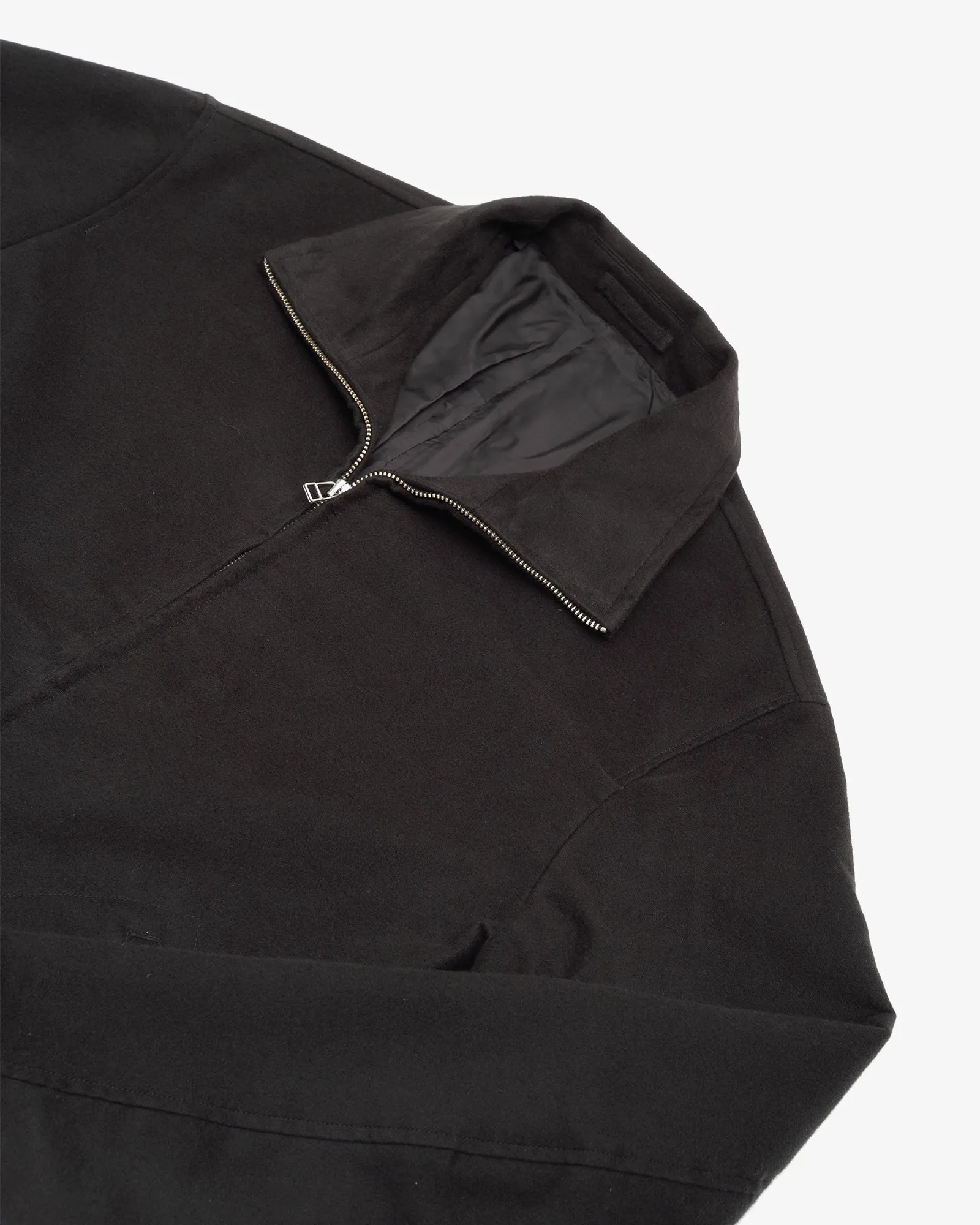 CIRCUIT JACKET - BLACK COTTON/SILK MOLESKIN sold by James Coward product image thumbnail 2