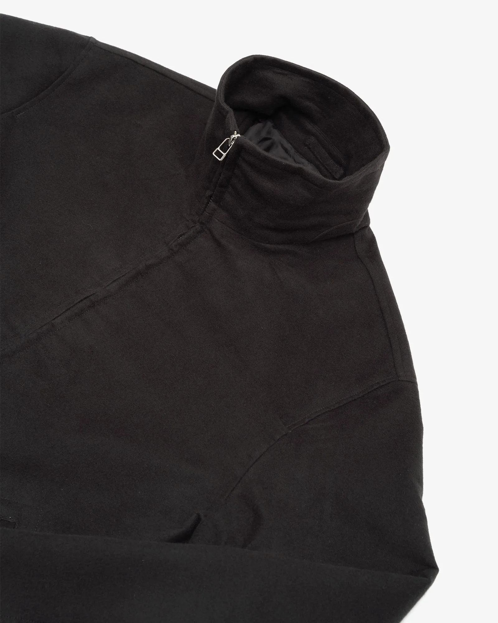 CIRCUIT JACKET - BLACK COTTON/SILK MOLESKIN sold by James Coward product image thumbnail 4