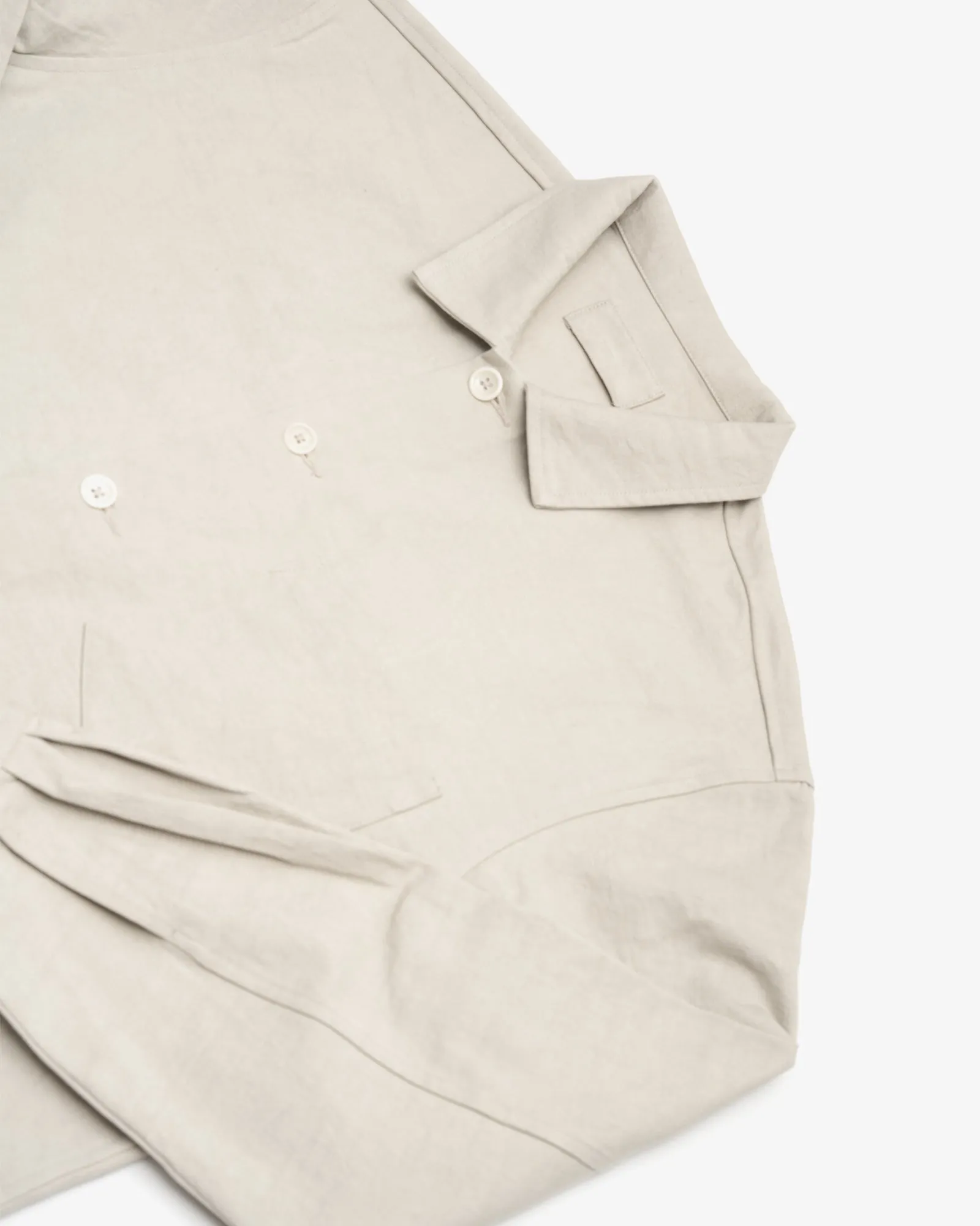 TRAVAIL SHIRT - CLAY DRUM DYED BACK SATIN sold by James Coward product image thumbnail 2