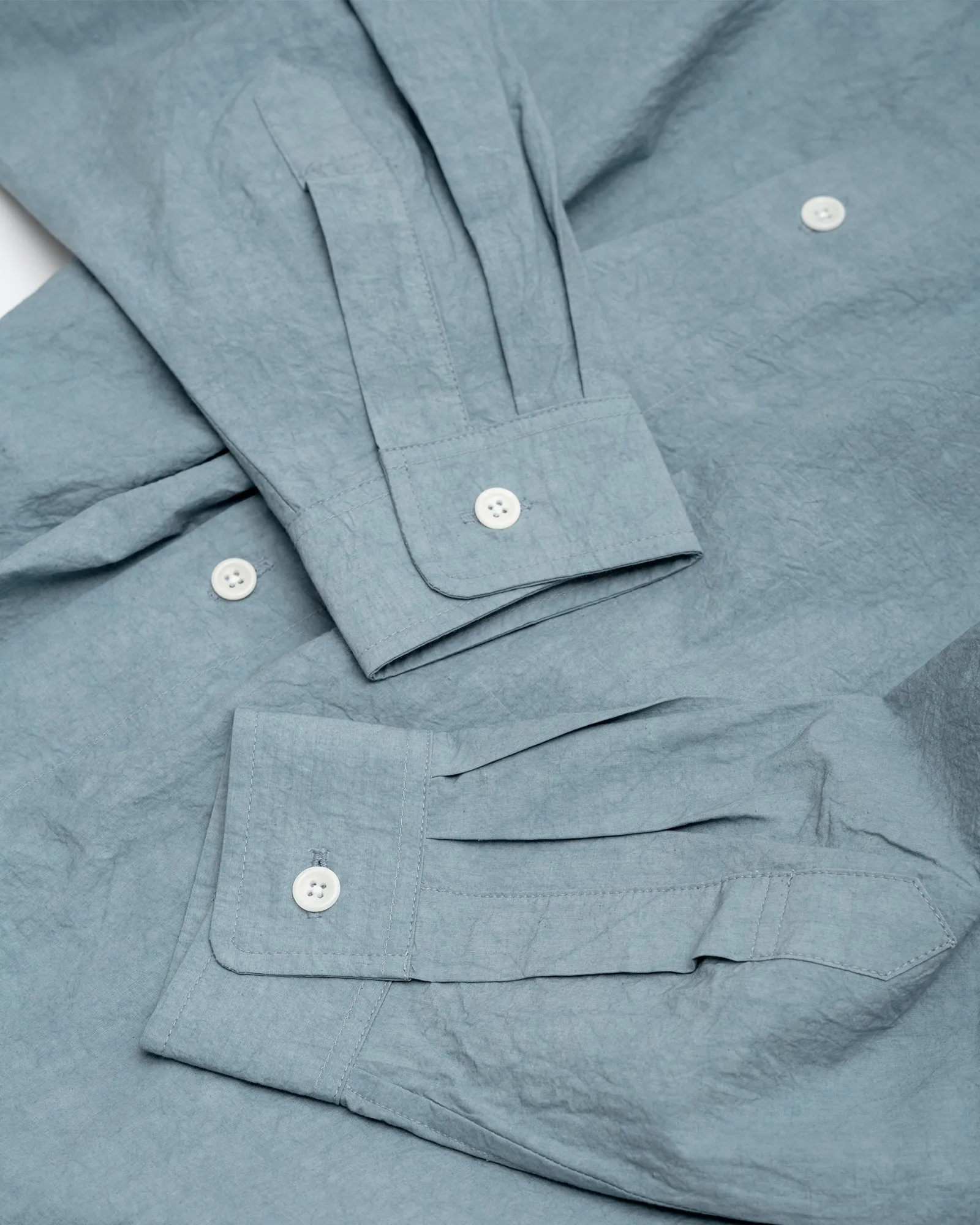 FILTER SHIRT - LIGHT BLUE SUN DRIED TYPEWRITER CLOTH sold by James Coward product image thumbnail 3
