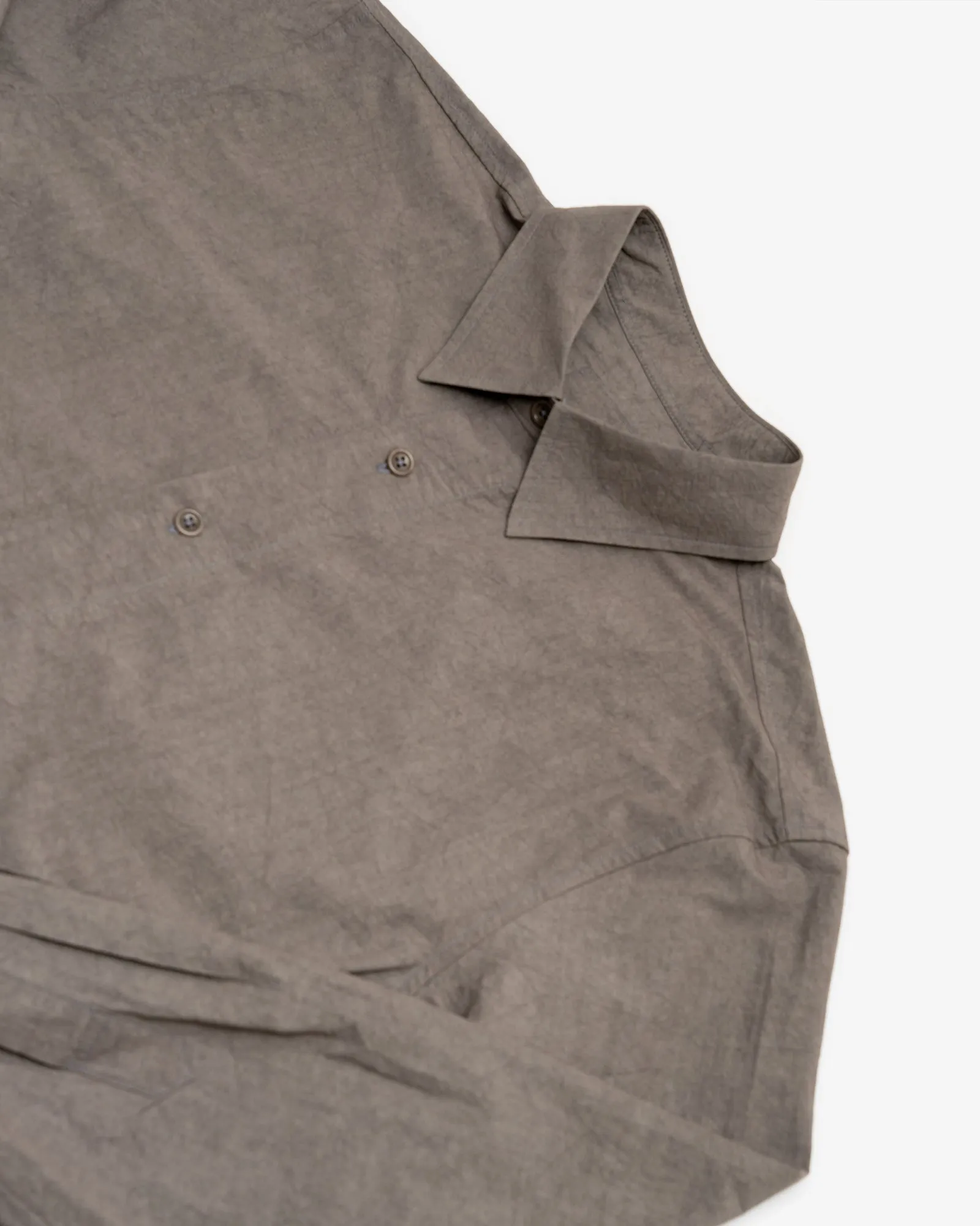 FILTER SHIRT - GREY SUN DRIED TYPEWRITER CLOTH sold by James Coward product image thumbnail 4