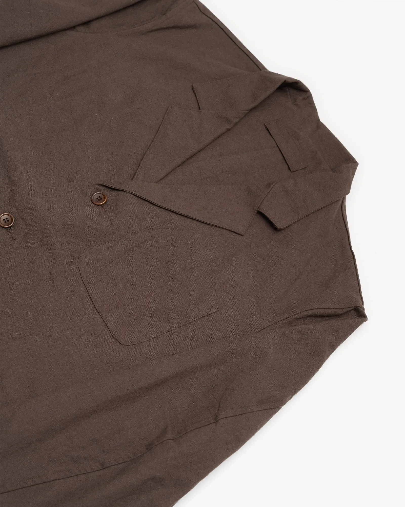 CARRY ON JACKET - DARK BROWN OVERDYED CANVAS sold by James Coward product image thumbnail 2